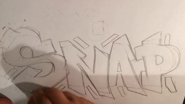 How to get started drawing simple graffiti. смотреть онлайн