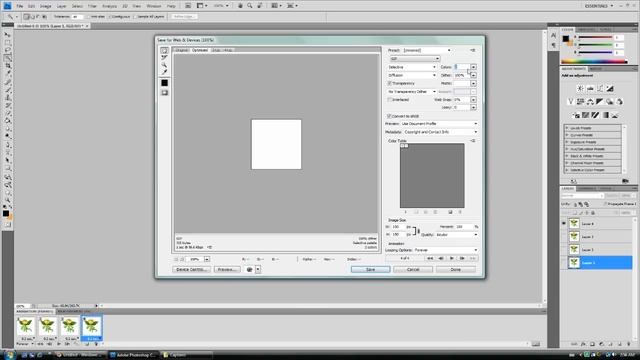 Photoshop CS4 Opening Animated GIFs Tutorial HD смотреть онлайн