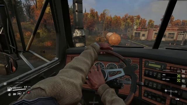 SnowRunner Mods - 8x8 HyperTruck WS 714WM transporting a Freightliner 114SD and 2 small cars смотреть онлайн