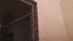 жидкие обои. дверной проем