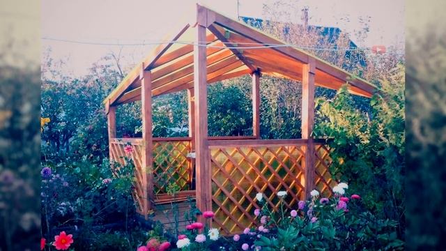 Строительство деревянной беседки за 1 день смотреть онлайн