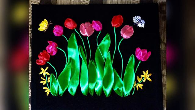 NEW Embroidered Ribbon Flower For Frames!! All Handmade By Bravo's Ribbonry Designs