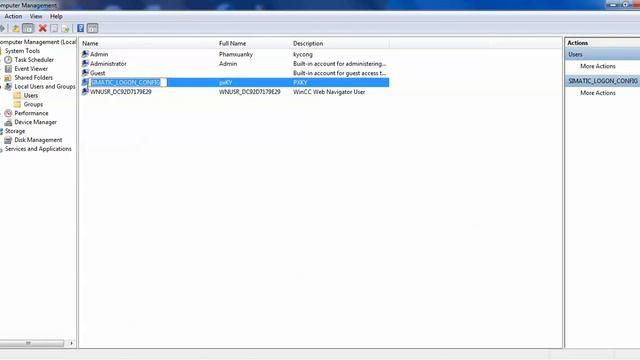 Enable User for Siemen Simatic logon смотреть онлайн