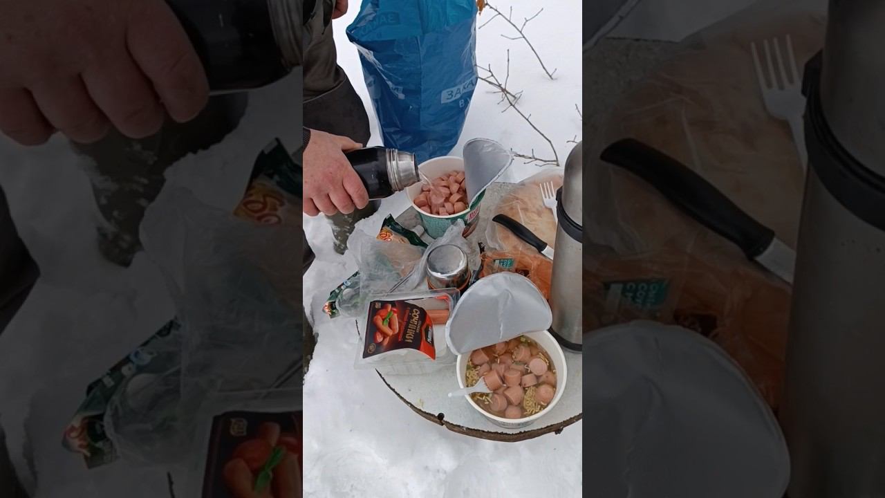 Обед на рыбалке #рыбалка #shorts #обед #природа смотреть онлайн