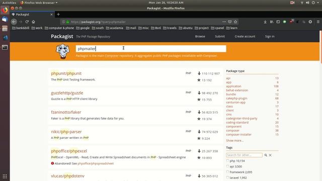 how to install composer in ubuntu & using composer to install dependencies смотреть онлайн