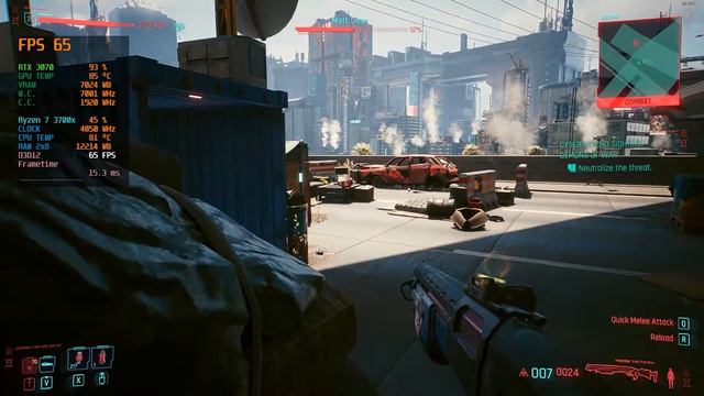 Cyberpunk 2077 v1.5 RTX 3070 Benchmark | Psycho RTX смотреть онлайн