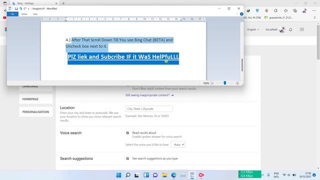 How to Turn Off or DiSable annOyiNg Bing Chat Bot Microsoft Bing in Just one minute смотреть онлайн