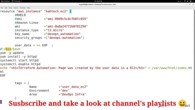 ? TROUBLESHOOT TERRAFORM ERRORS ?Invalid Expression while using EOF in TF File | IaC смотреть онлайн