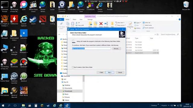 How to convert .bat files to .exe files! (Free working 2016) смотреть онлайн