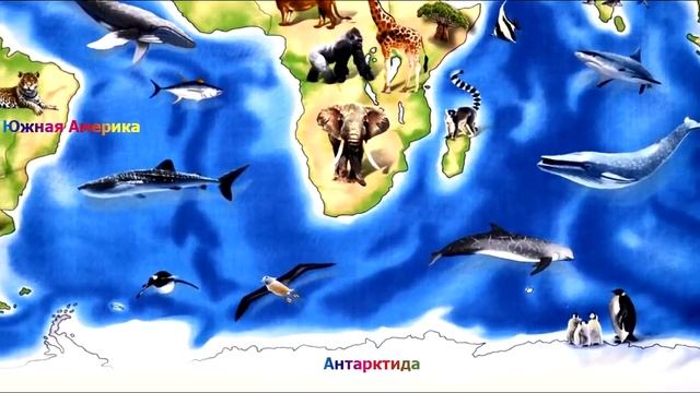 Изучаем материки Земли смотреть онлайн