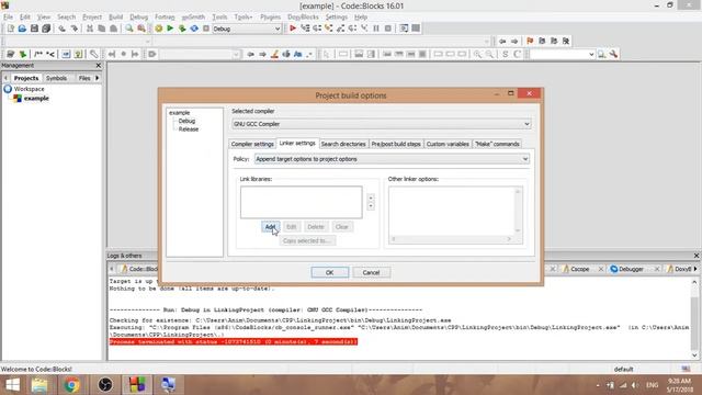 How to link sfml library in CODE:BLOCKS IDE CPP смотреть онлайн