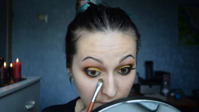 Макияж от ГотикГламы/ make-up GotikGlama/Бюджетный макия/яркий макияжж смотреть онлайн