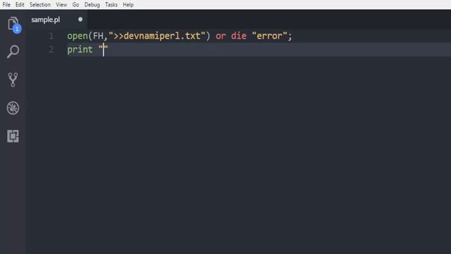 Perl Programming Create Text File смотреть онлайн