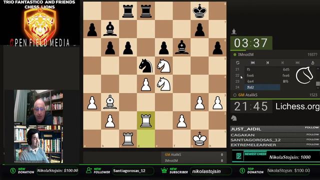 Learn With Suat Atalik Simul By GM Suat Atalik And Organized  By  FM Andrija Obad On Lichess Org