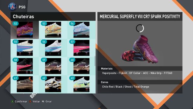 PES 2021 - NOVO PACOTE COM 100 NOVAS CHUTEIRAS 2023/ NEW BOOTS AND GLOVES 2023 - 4K смотреть онлайн