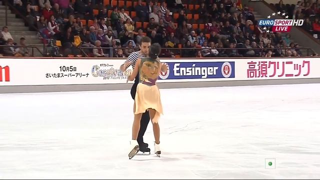2013 Nebelhorn Trophy. Sara HURTADO - Adria DIAZ. ESP. Free Dance. 28.09.2013 смотреть онлайн