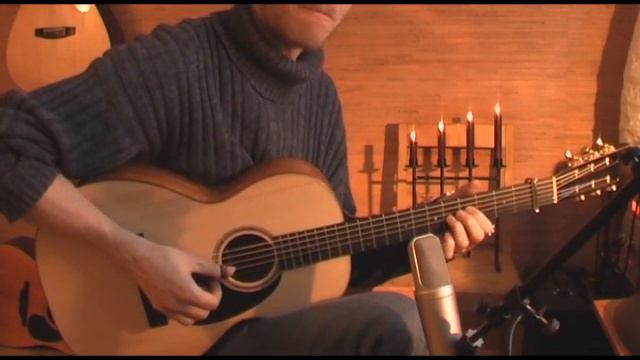 Silent Night - acoustic guitar смотреть онлайн