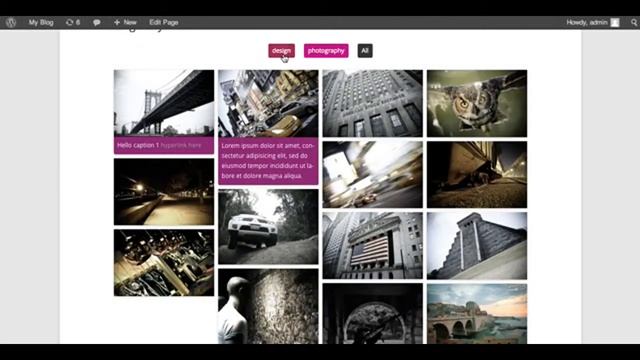 Pinterest Grid Gallery WordPress Plugin смотреть онлайн