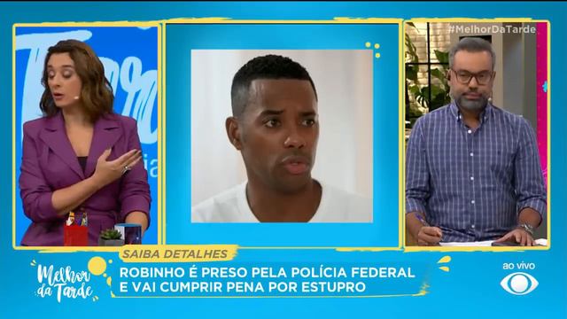 Justiça determina que Robinho cumpra pena no Presidio de Tremembé | Melhor da Tarde смотреть онлайн