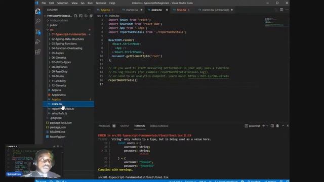 Typescript For Beginners #1: Intro To React & Everyday Types смотреть онлайн