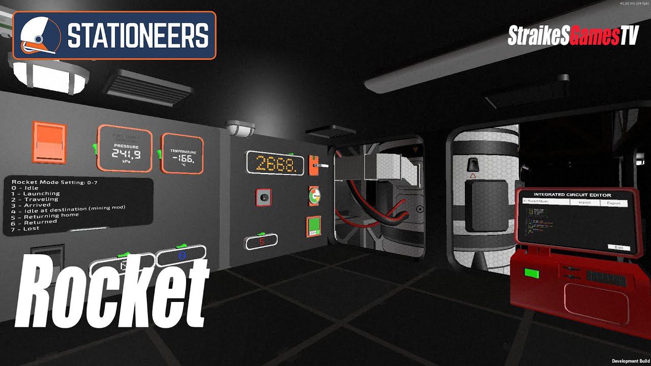 STATIONEERS - IC10 - AUTOMATICAL MINING ROCKET смотреть онлайн