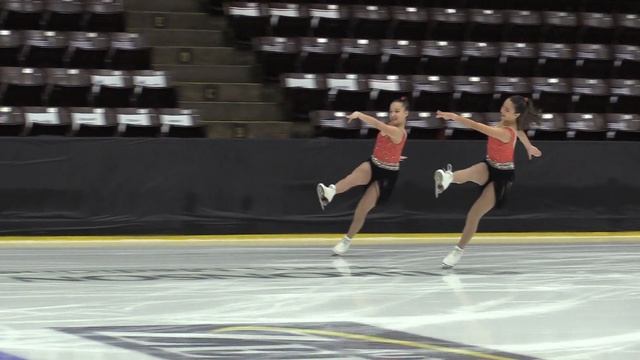 Anna Lewis & Sophie Lewis - Quickstep Shadow Dance at National Solo Dance Final 2021 смотреть онлайн