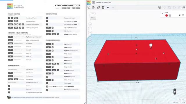 Tinkercad Shortcuts For Beginners