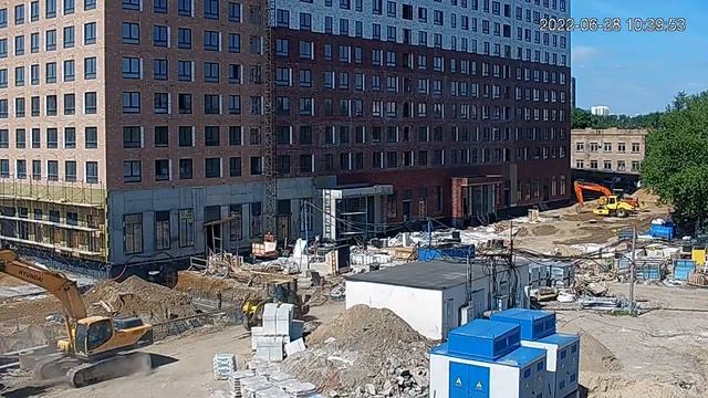 ПИК Кольская 8 ( камера 1 ) таймлапс с 25-06-2022 по 01-07-2022 смотреть онлайн