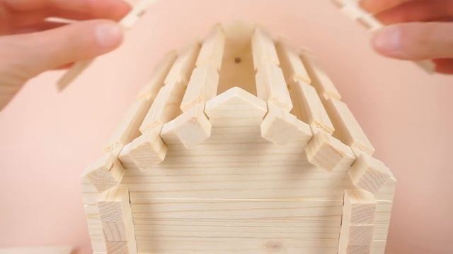 Конструктор ЛЕСОВИЧОК "Разборный домик" №2 набор из 130 деталей смотреть онлайн