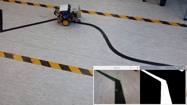 Raspberry Pi Line Following Car With OpenCV смотреть онлайн