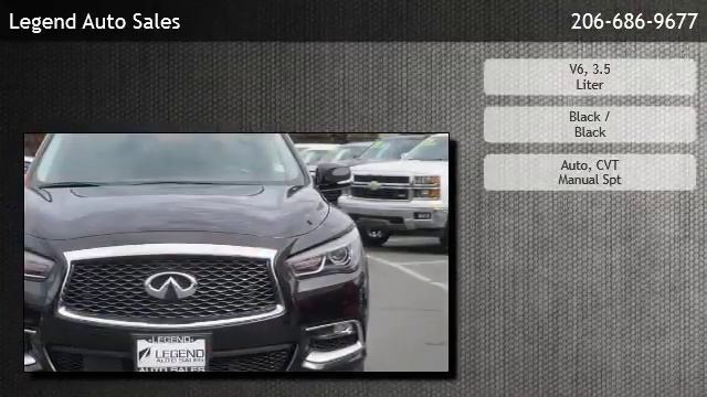 2016 INFINITI QX60 3.5 Sport Utility 4D - White Center смотреть онлайн