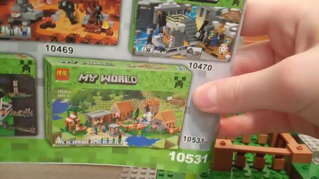 обзор самого большого набора лего-майнкрафт деревня жетелей??? смотреть онлайн