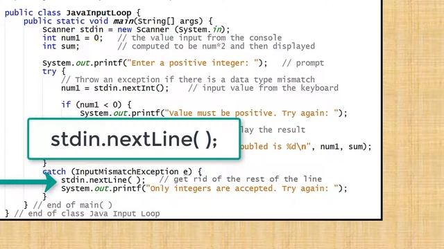 Java Input Loop смотреть онлайн