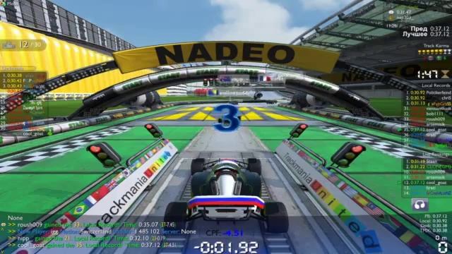TrackMania Nations Forever (Freeware) Multiplayer Gameplay смотреть онлайн