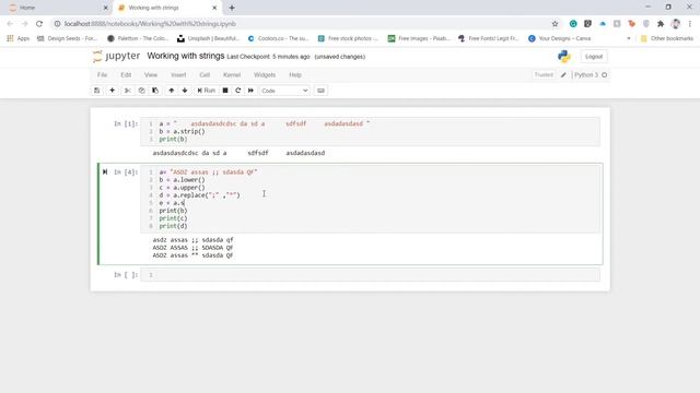Python Tutorial for Beginners | Working With Strings смотреть онлайн