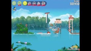 Angry Birds Rio Level 29 Treasure Hunt Walkthrough 3 Star