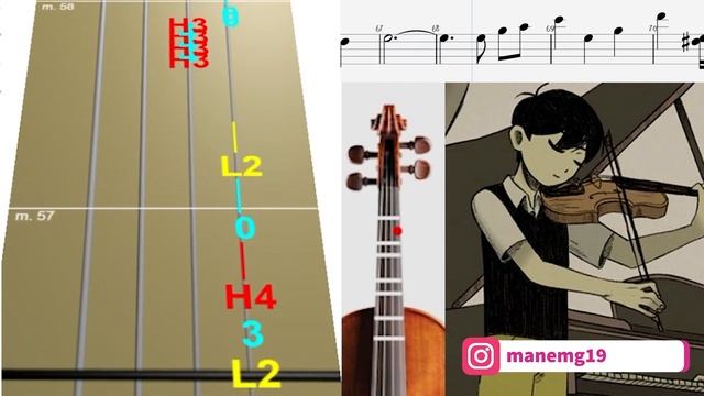 Omori - Final Duet Violín Tutorial / Tab Tutorial / Sheet Music violín смотреть онлайн