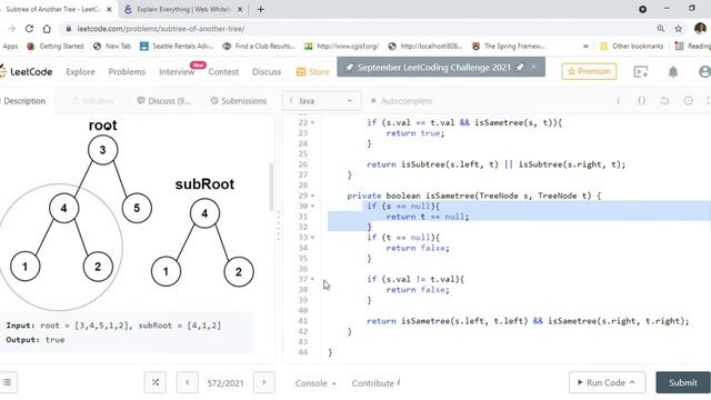LeetCode 572 Subtree of Another Tree - Learn How To Use Recursion To Solve This Problem смотреть онлайн