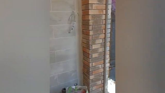 Процесс работы по облицовке клинкерной плиткой от Альфа Ремонт Про смотреть онлайн