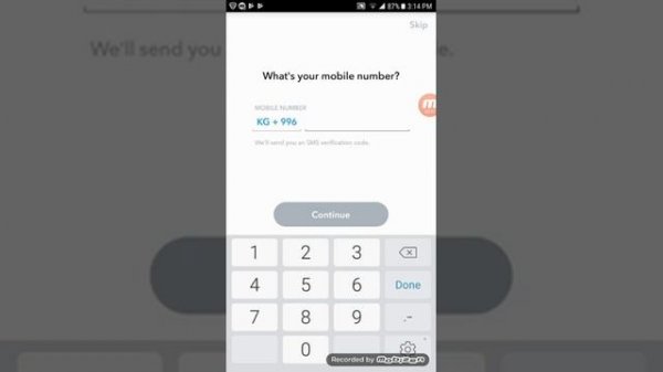 Как зарегистрироваться в Snapchat???