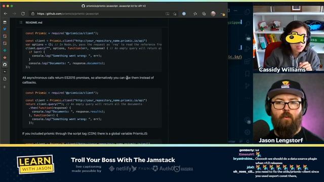 Troll Your Boss With The Jamstack (with Cassidy Williams) — Learn With Jason смотреть онлайн