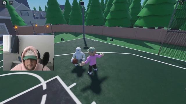 I SCANNED MY FACE INTO MY NEW ROBLOX BASKETBALL GAME BACKYARD HOOPS! смотреть онлайн