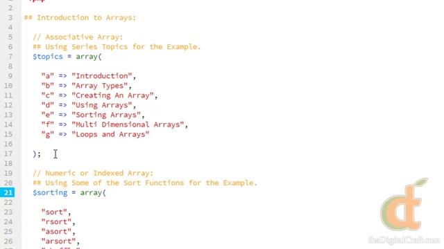 PHP Arrays - Lesson 2 - Creating an Array and Array Types смотреть онлайн
