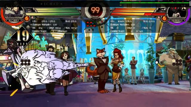 Skullgirls Encore Beta - Beowulf Combo Character Specific смотреть онлайн