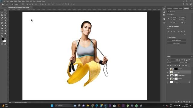 Simple Photoshop Manipulation - Step By Step Tutorial #photoshopmanipulation #fitness