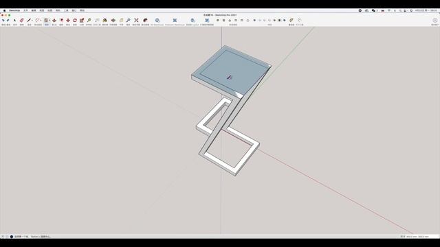 Z type bar stool sketch up for Beginner's/ Z型吧台椅 Sketch up 新手教程 смотреть онлайн
