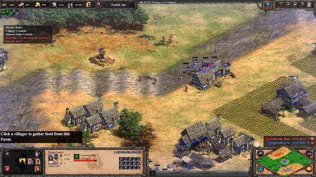 Age of Empires II: Definitive Edition | 1 vs. 1 | Goths vs. Huns смотреть онлайн