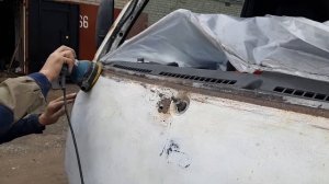 Капот пластиковый на hyundai hd 78