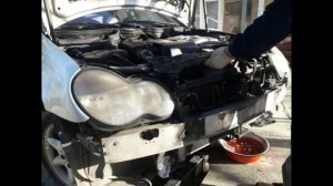 Снятие и установка радиатора Mercedes CDI W203 ом611