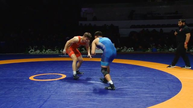 ВОЛЬНАЯ БОРЬБА. Чемпионат Кыргызстана-2023. 70 кг 1\8 Садырбек уулу Максат-Сталбек Болотбеков